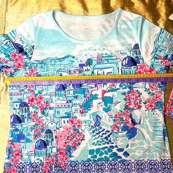 Allison Daley Women’s Shirt, Size: L, Petite, Color’s: different blues, pinks - Picture 10 of 12